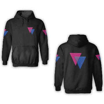 Discover Bisexual Pride Triangles 3D Hoodies