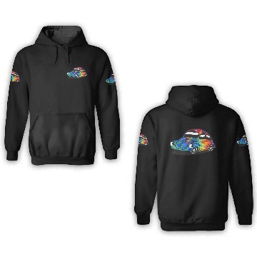 Discover Volkswagen Beetle Bug Classic Style Psychedelic 3D Hoodies