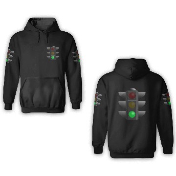 Discover Traffic Light Green 3D Hoodies