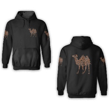Discover Beige camel 3D Hoodies