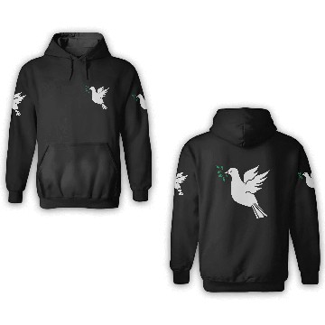 Discover Dove and olive branch 3 3D Hoodies