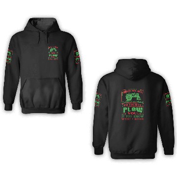 Discover Tractor - roses are red, tractor are green, i'd to 3D Hoodies