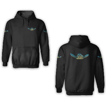 Discover sea turtle am431 3D Hoodies