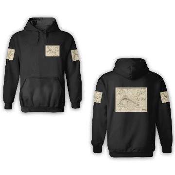 Discover The Atlantic Ocean 3D Hoodies