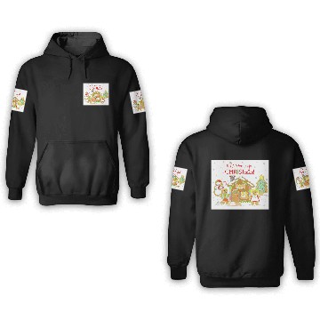 Discover Gingerbread Candyland  - Youth 3D Hoodies