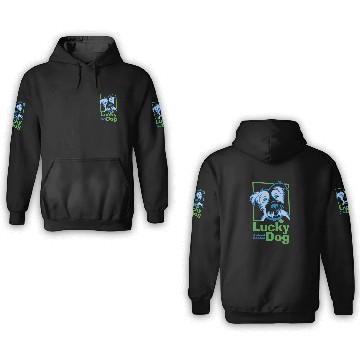 Discover Men's Lucky Dog Ringer 3D Hoodies