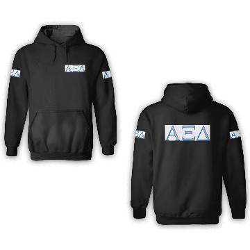 Discover Alpha Xi Delta Letters 3D Hoodies