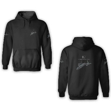 Discover Aviation Art  "SR-71 Blackbird" 3D Hoodies