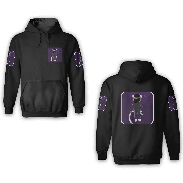 Discover Funny Epic Ninja Sock Monkey Illustration 3D Hoodies