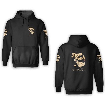 Discover Farm Fresh Butt Nuggets Funny Chicken Farmer Chris 3D Hoodies
