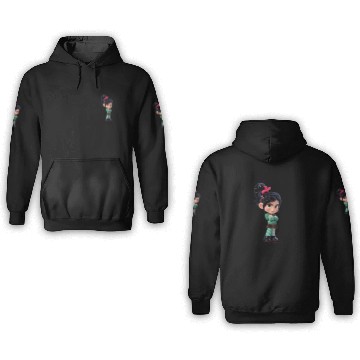 Discover Vanellope | Vanellope Rules! 3D Hoodies