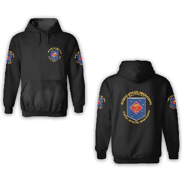 Discover SOF - USMC Marine Special Operations Reg 3D Hoodies