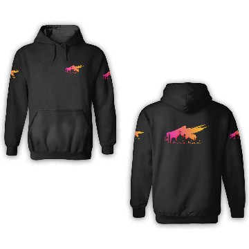 Discover Mosque with Colorful Sky Ramadan Mubarak 3D Hoodies