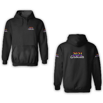 Discover Graduation Gay Pride Senior Class Of 2021 Graduate 3D Hoodies