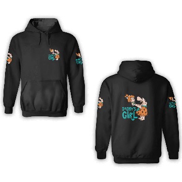 Discover The Flintstones | Fred & Pebbles - Daddy's 3D Hoodies
