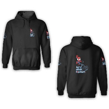 Discover Spider-Man Valentine | Let's Stick Together 3D Hoodies