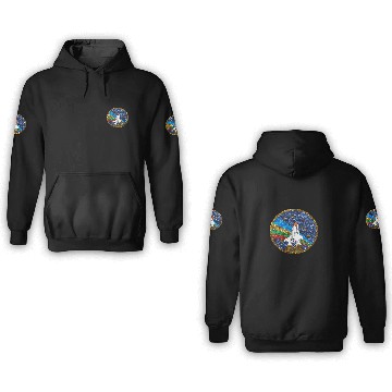 Discover sequin space ship 3D Hoodies