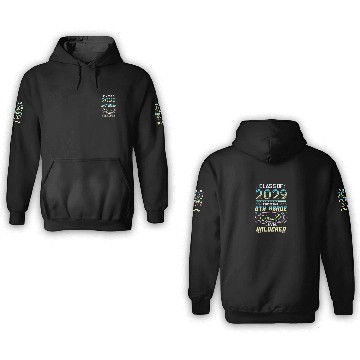 Discover Class Of 2029 Gaming 6Th Grade Level Unlocked Back 3D Hoodies