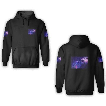 Discover Wolf Fantasy Scene 3D Hoodies