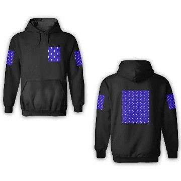 Discover little  dots royal blue 3D Hoodies