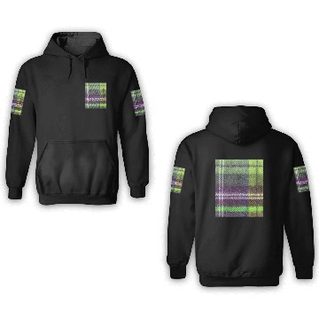 Discover neon green plaid flannel 3D Hoodies