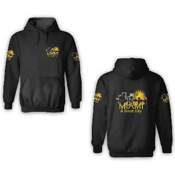 Discover MIAMI Great City 3D Hoodies