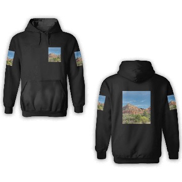 Discover Red rocks in Sedona 3D Hoodies