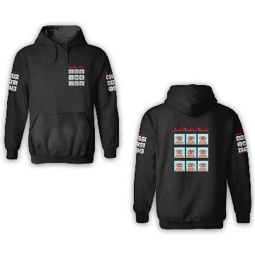 Discover Sock Monkey Moods white Sweat 3D Hoodies