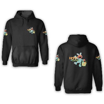 Discover Sesame Street - Elmo | Hoppy Easter 3D Hoodies