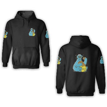 Discover Cookie Monster Vintage 3D Hoodies