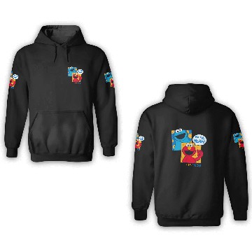 Discover Cookie Monster & Elmo | Ha Ha Yeah 3D Hoodies