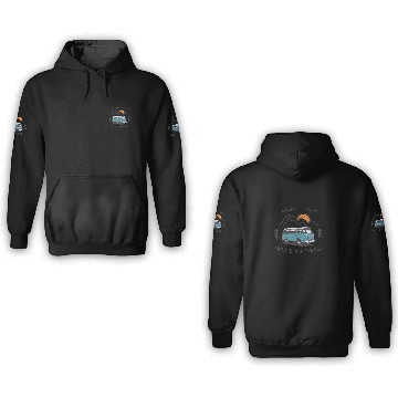 Discover Retro Pacific Northwest Vacation - Newport Oregon 3D Hoodies