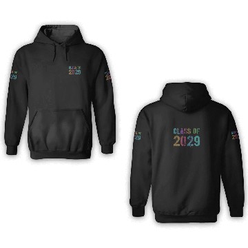 Discover Vintage Future CLASS Of 2029 Graduation Goodbye 5T 3D Hoodies