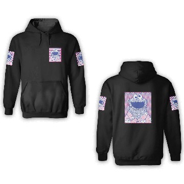 Discover Cookie Monster | Button Down Cookie 3D Hoodies