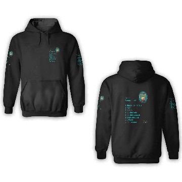 Discover Green Smoothie #1 -dark green 3D Hoodies