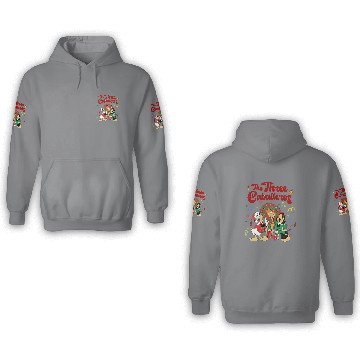 Discover Disney Three Caballeros Christmas Lights Sing Christmas Song 3D Hoodies