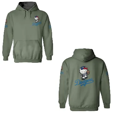Discover Hello Kitty Dodgers 3D Hoodies, Dodgers Baseball, Dodgers 3D Hoodies, Baseball 3D Hoodies, Dodgers Baseball 3D Hoodies, Dodgers World Series