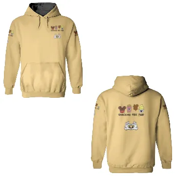 Discover Snacking For Two Pregnancy Announcement Disney 3D Hoodies