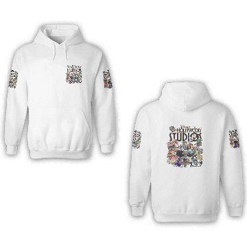 Discover Vintage Disney Hollywood Studios  Color 3D Hoodies, Hollywood Studios Unisex 3D Hoodies