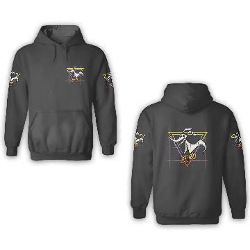 Discover disneys Nightmare Before Christmas Zero Retro 90s 3D Hoodies