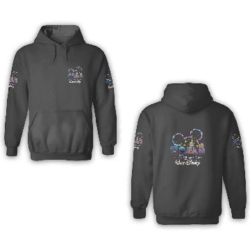 Discover Disney World 3D Hoodies, Disney 50'th Anniversary 3D Hoodies, 50'th Anniversary, Disney Magical Years 3D Hoodies