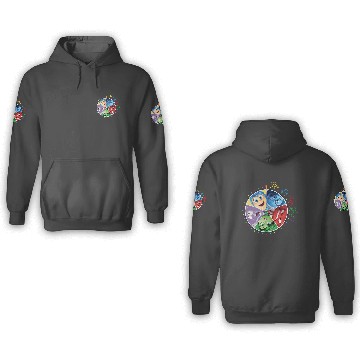 Discover Disney Inside Out 3D Hoodies, Inside Out 3D Hoodies, Disney Pixar Inside Out 3D Hoodies