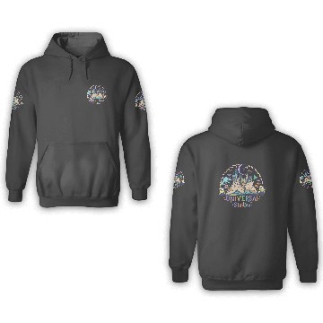 Discover Disney Universal Studios 3D Hoodies, Universal Studios 2024 Trip 3D Hoodies, Universal Orlando 3D Hoodies