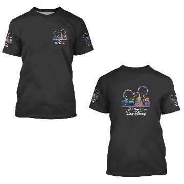 Discover Disney World 3D T Shirts, Disney 50'th Anniversary 3D T Shirts, 50'th Anniversary, Disney Magical Years 3D T Shirts
