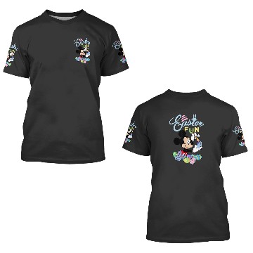 Discover Disney Mickey Mouse Easter Fun Painting Eggs 3D T Shirts
