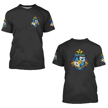 Discover Disney Descendants Auradon Prep Crest 3D T Shirts