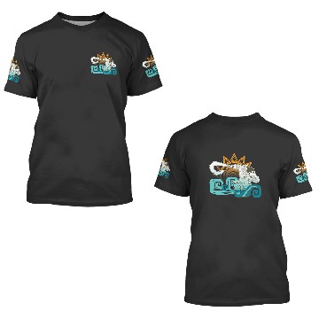 Discover Disney Moana Maui Hook Surf and Sun Gradient Graphic 3D T Shirts