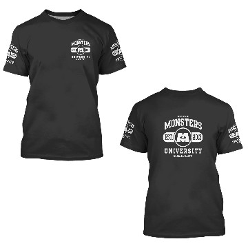 Discover Disney Pixarss Monsters University Est. 2013 Logo 3D T Shirts