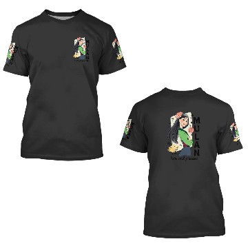 Discover Disney Princess Mulan Hero And Princess 3D T Shirts