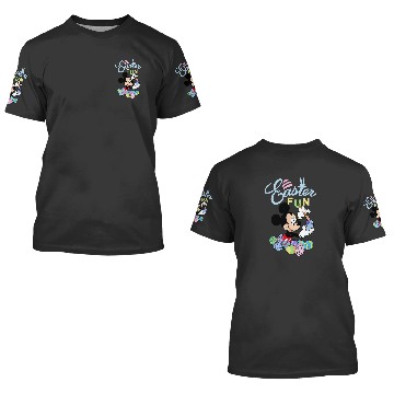 Discover Disney Mickey Mouse Easter Fun Painting Eggs 3D T Shirts